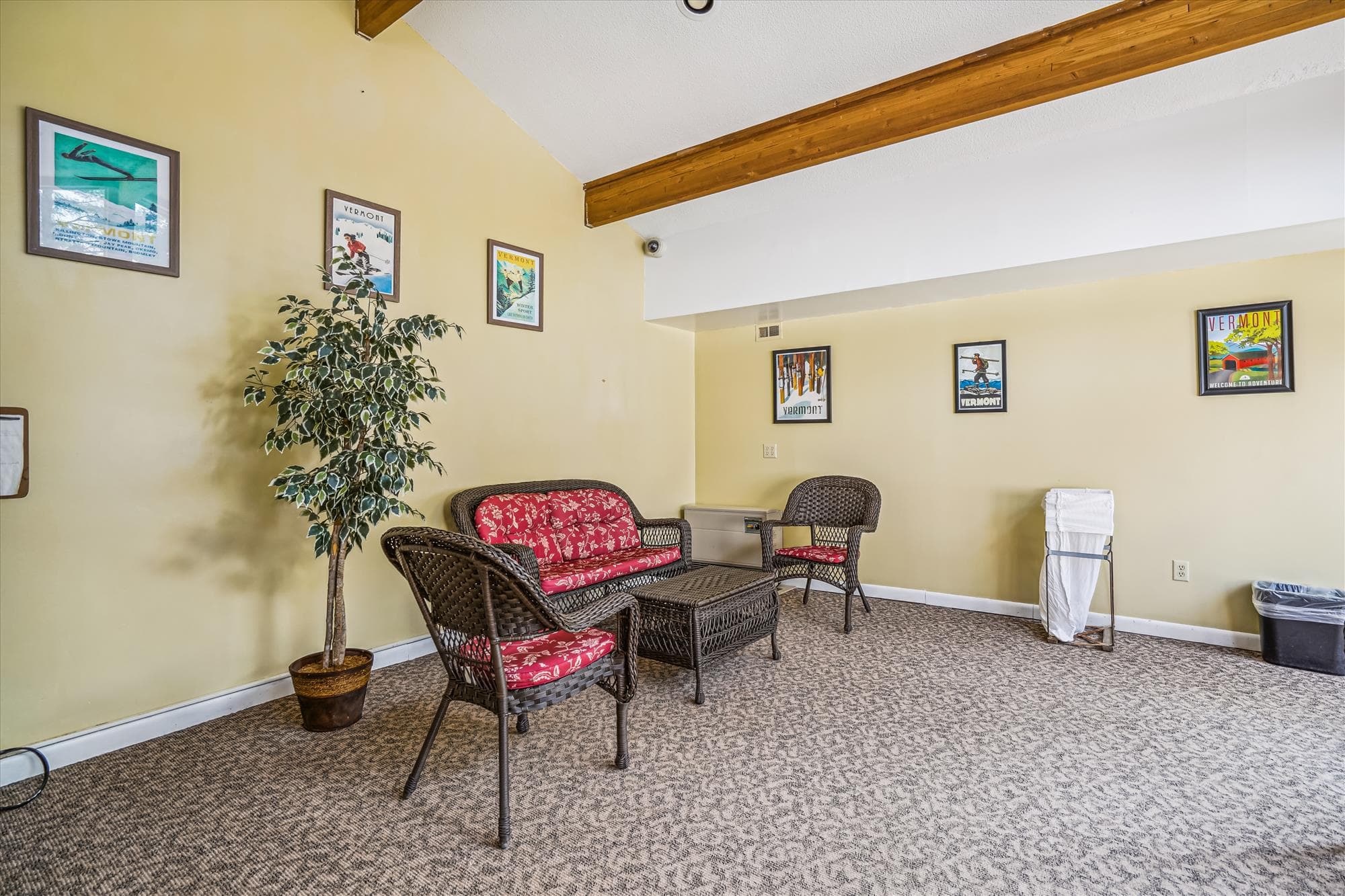 Sitting area in the lounge.