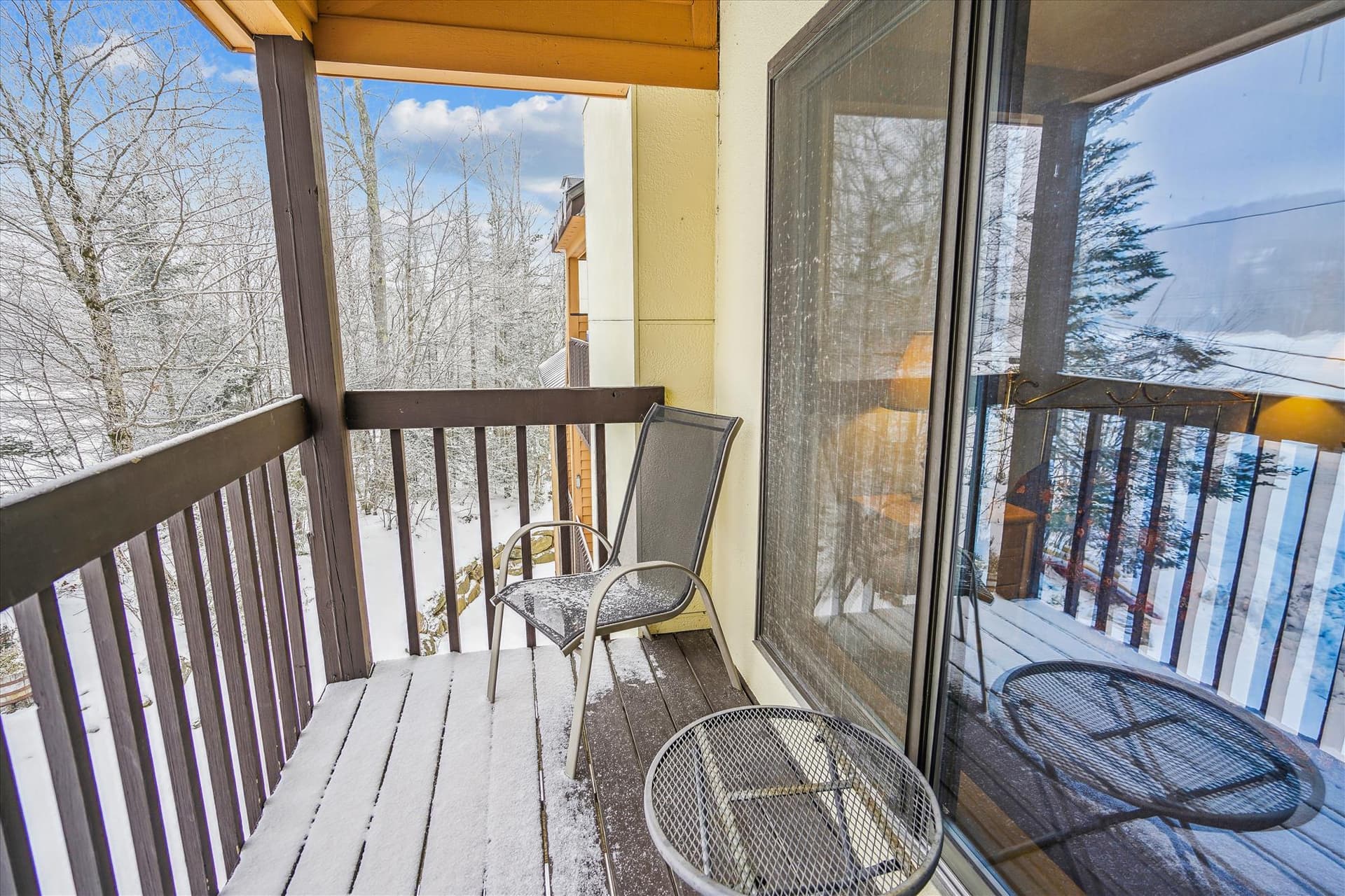 Step out to the balcony, and have a look around.