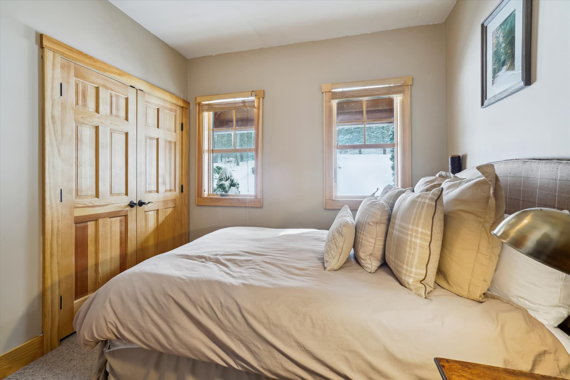 Lots of natural light.