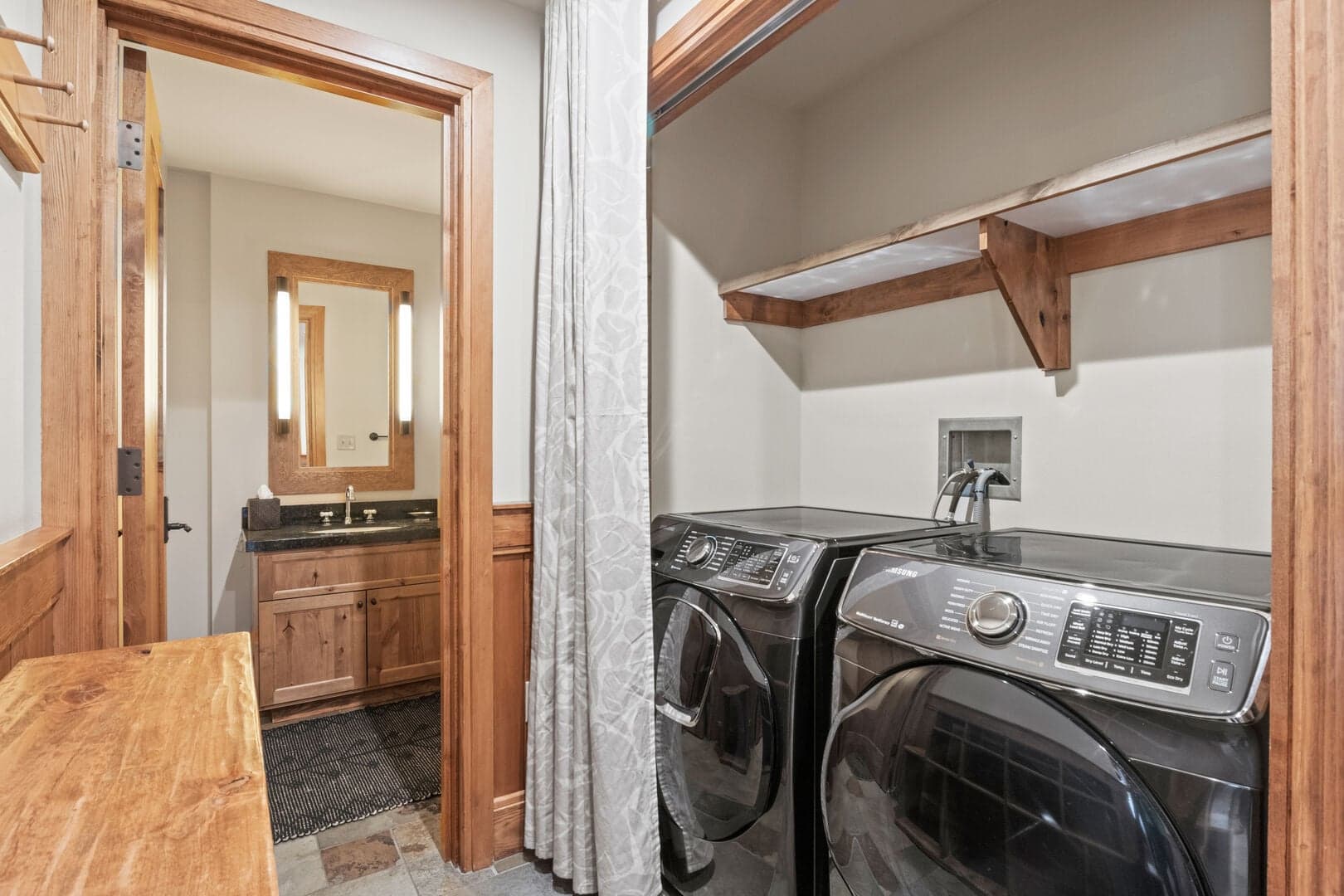 Laundry and Half Bath --Main Level