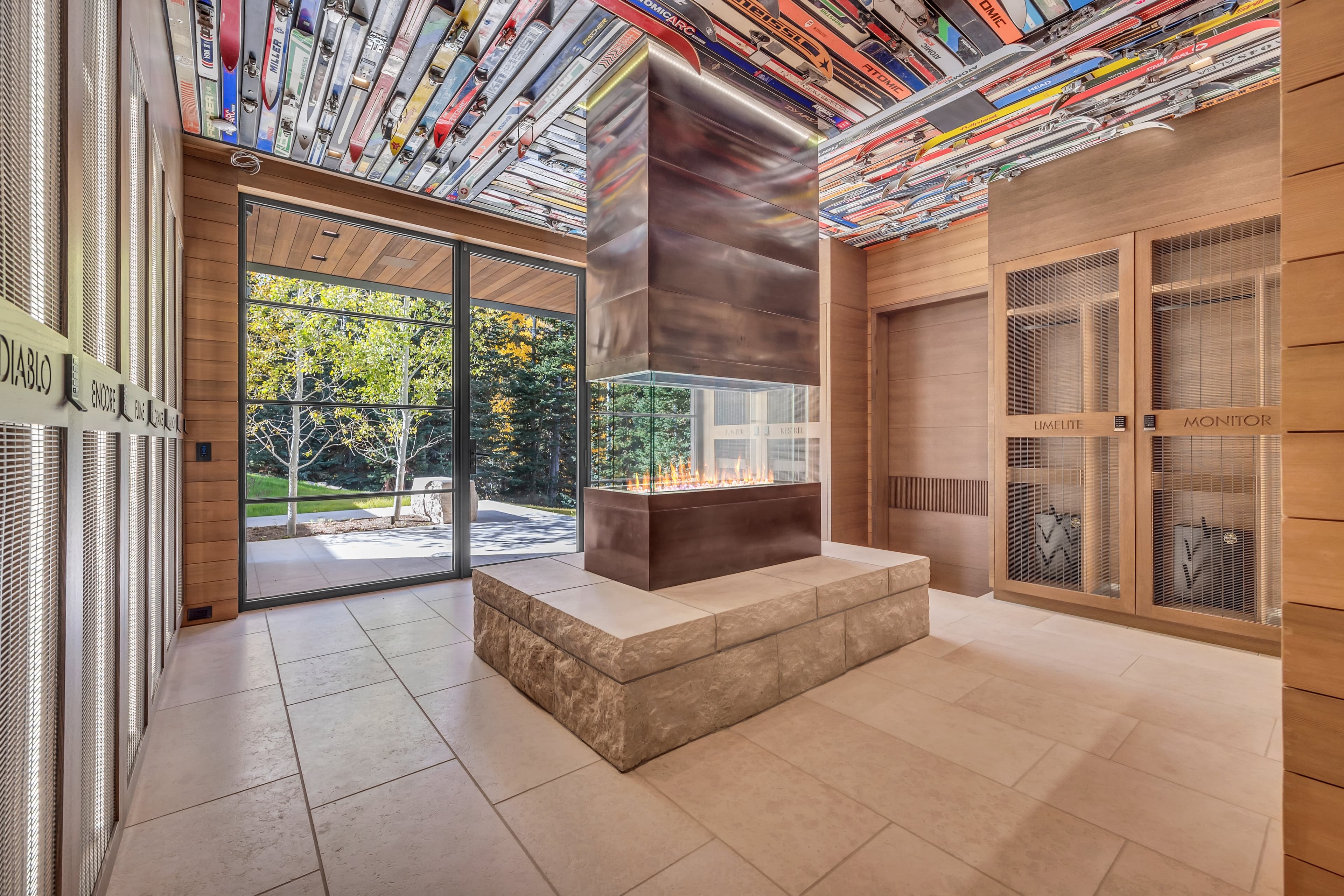 Large Storage Room With Ski Out Access.