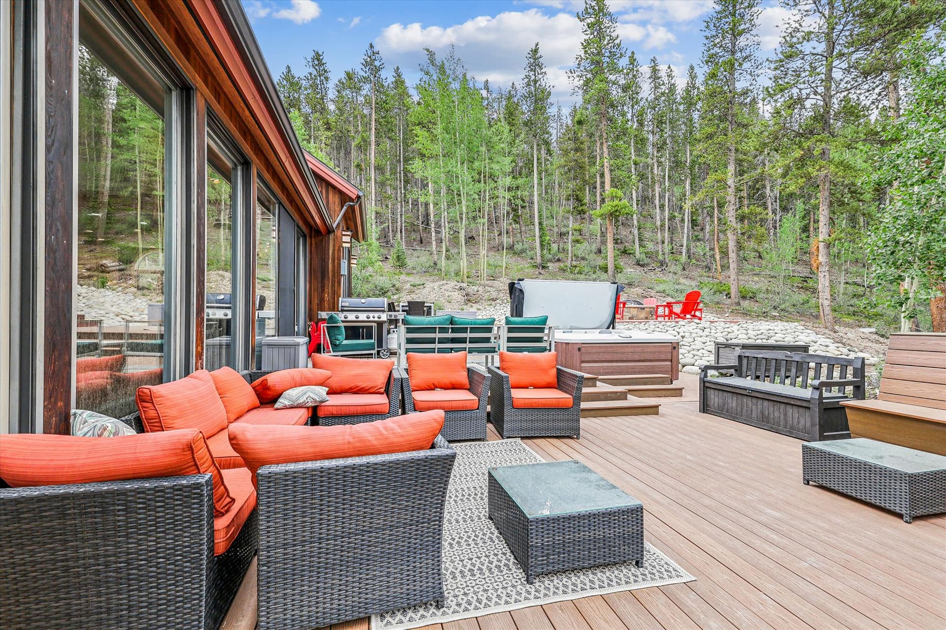 Outdoor Living Area, Stormbunker Paradise, Breckenridge Vacation Rental