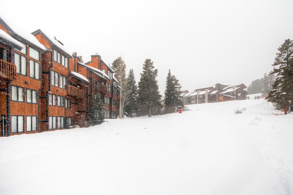 Enjoy the convenience of the ski-in condo that sits across the street from lift - 4 O'Clock Lodge D26 Breckenridge Vacation Rental