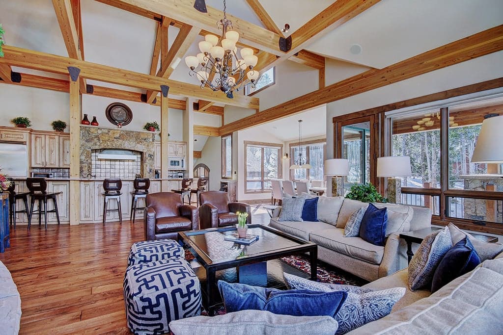Living Area - Mountain Majesty Manor - Breckenridge Vacation Rental