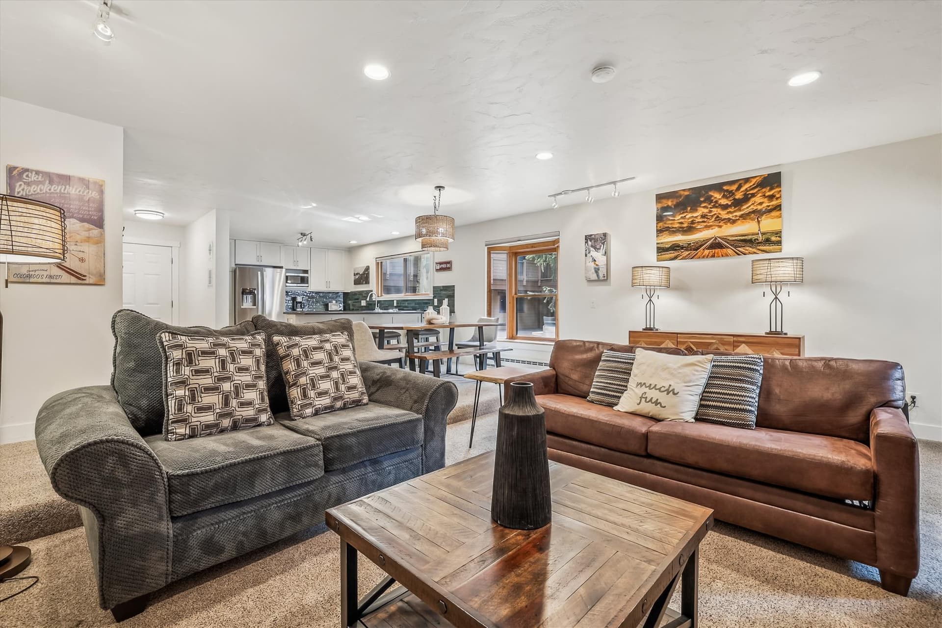 Living Room - Sundowner II 201 - Breckenridge Vacation Rental