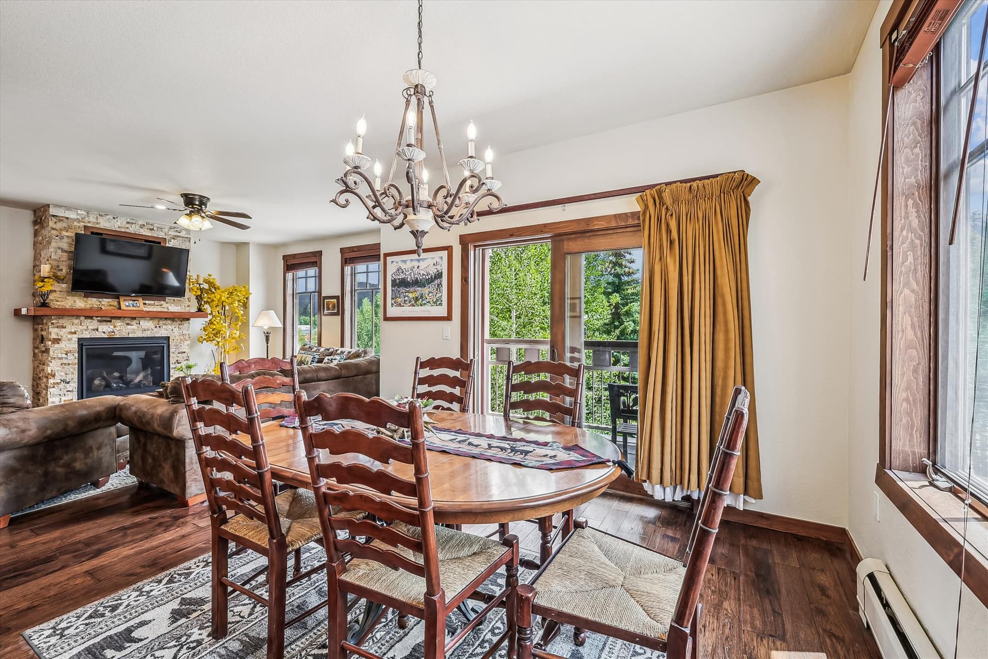 Dining Area - Main Street Station 3305 - Breckenridge Vacation Rental