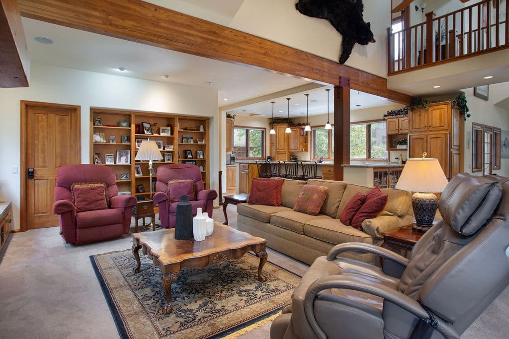 Living Area - Streamside Lane - Frisco Vacation Rental