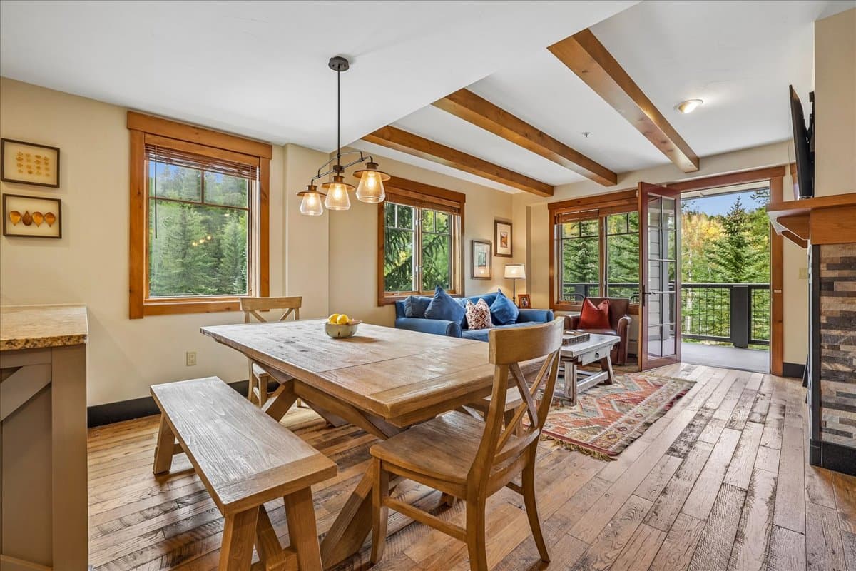 Dining Area - Mountain Thunder Lodge 1201 - Breckenridge Vacation Rental