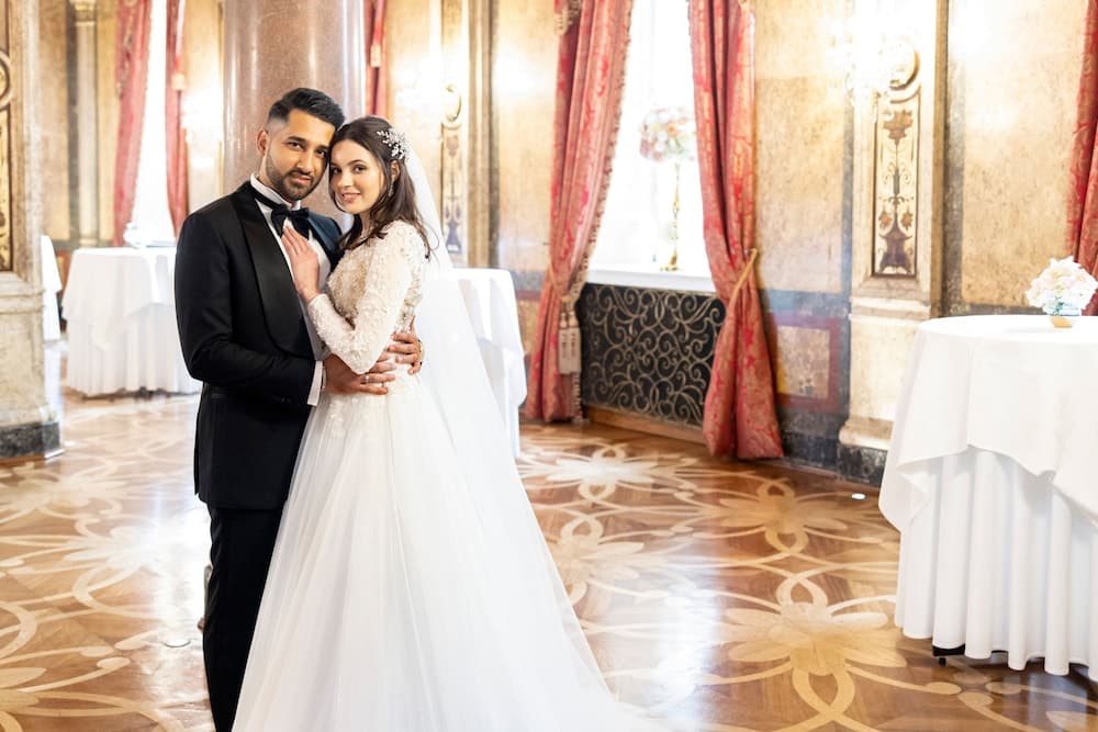 Indoor wedding