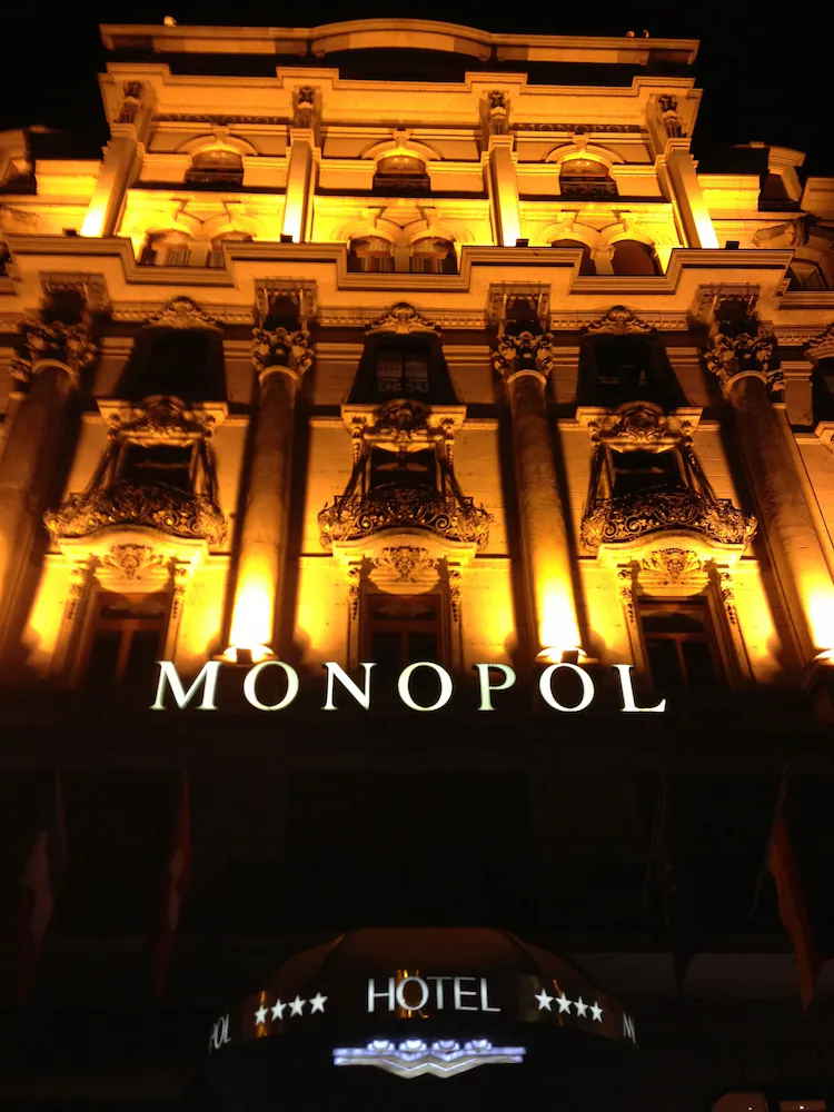 Front of property - evening/night