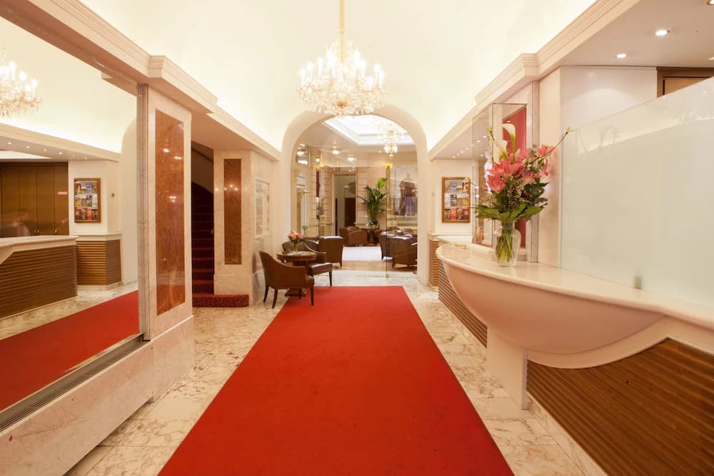 Interior entrance