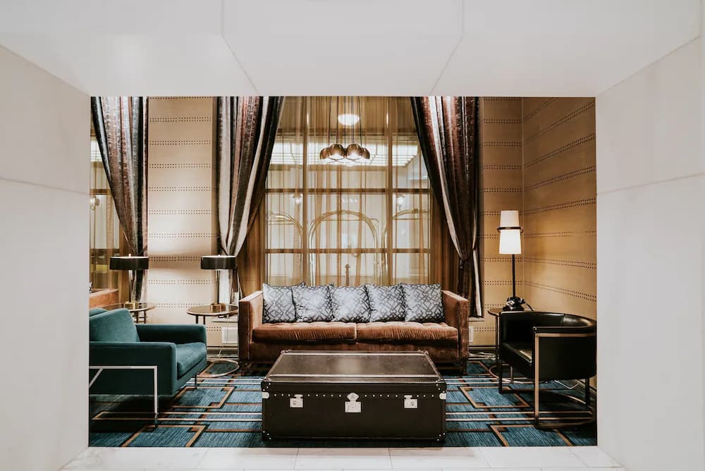 Lobby sitting area