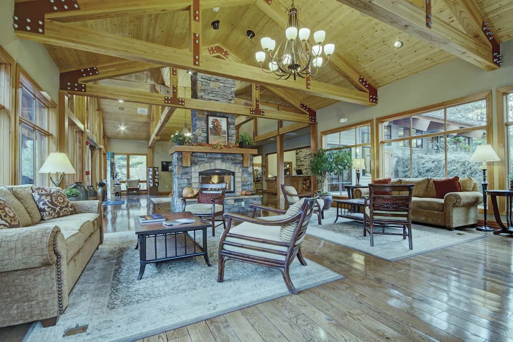 Lobby sitting area