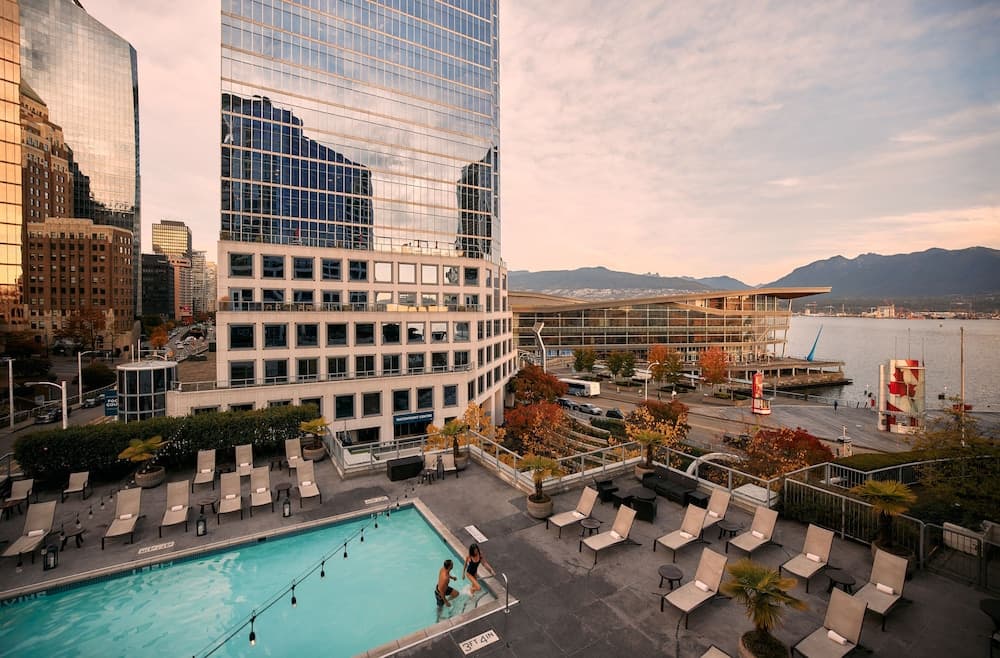 Rooftop pool
