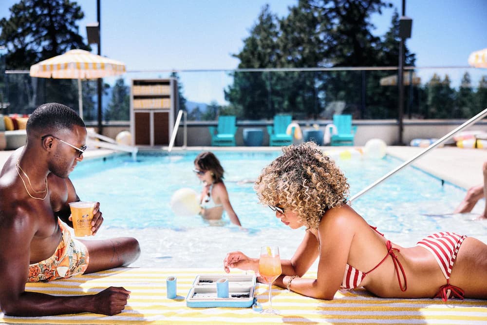 Rooftop pool