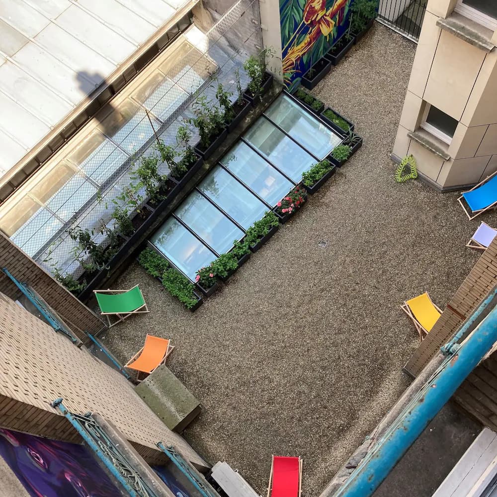 Courtyard view