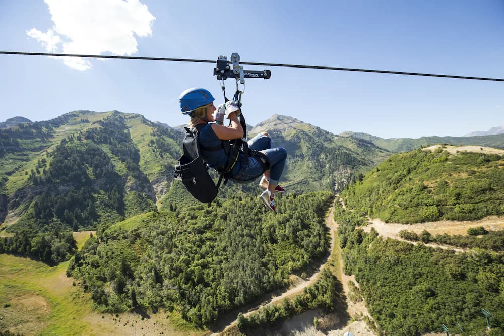 Ziplining