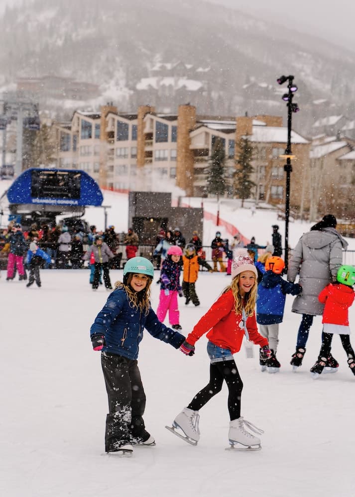 Ice skating