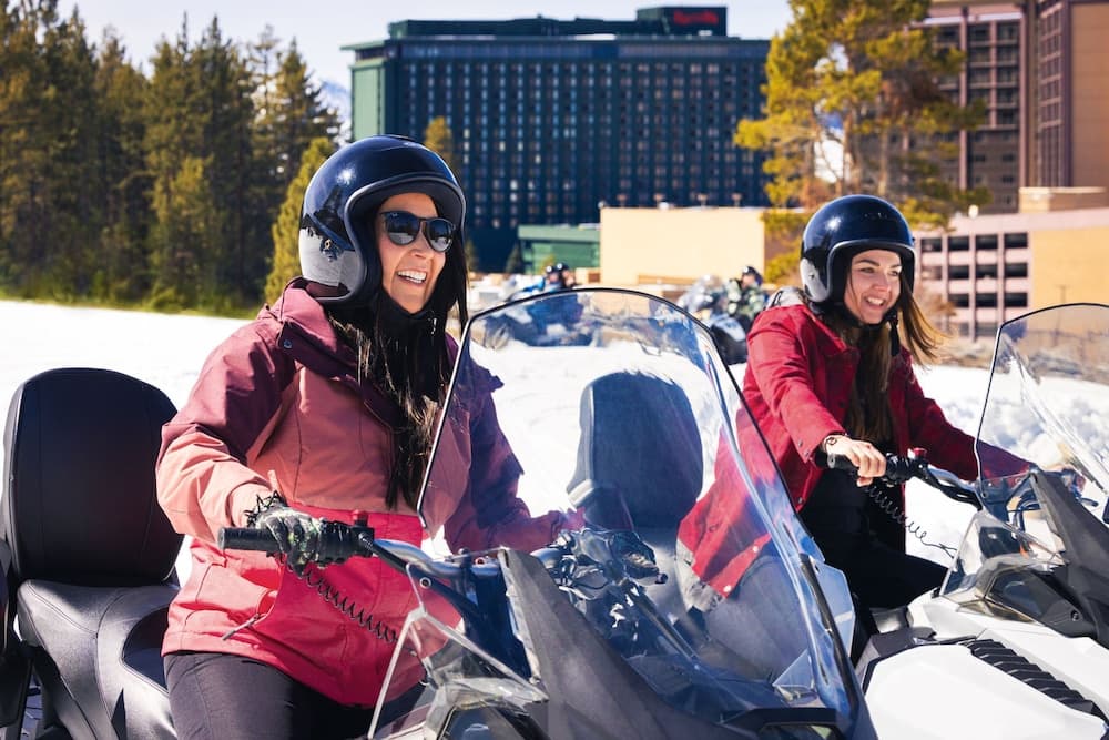 Snowmobiling