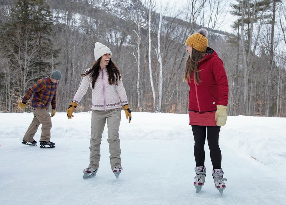 Ice skating