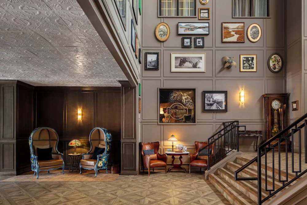 Lobby sitting area