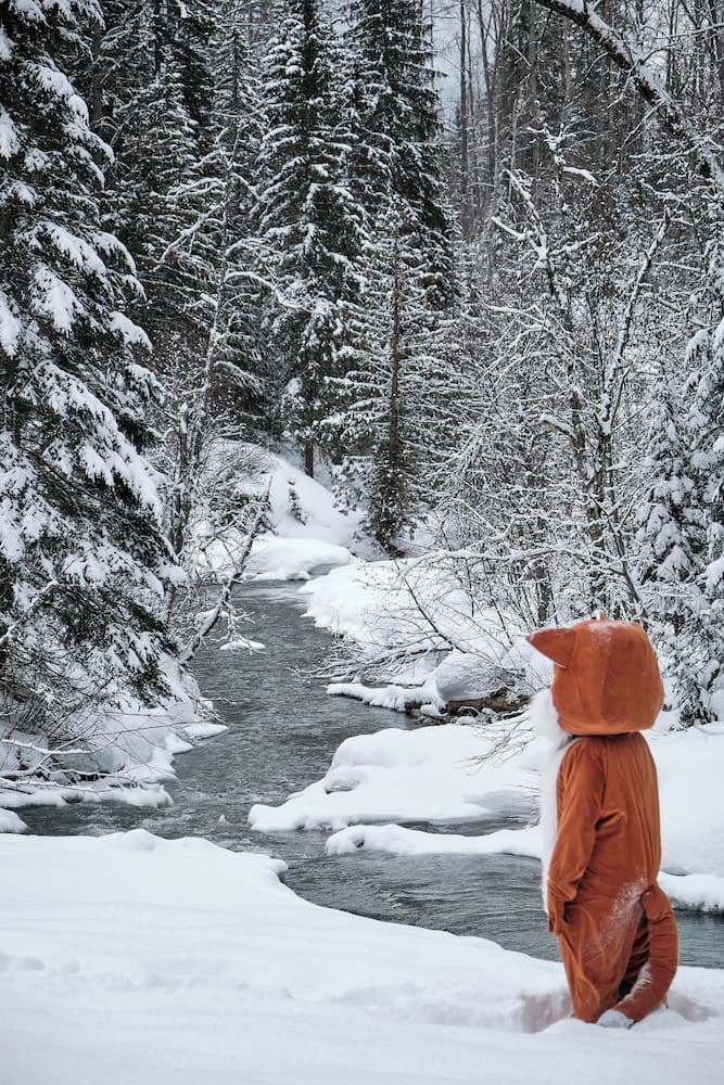 Snowshoeing