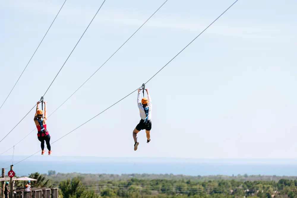 Ziplining