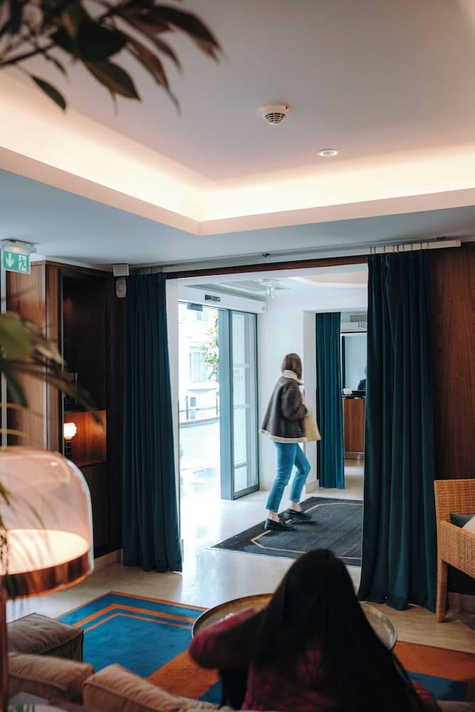 Interior entrance