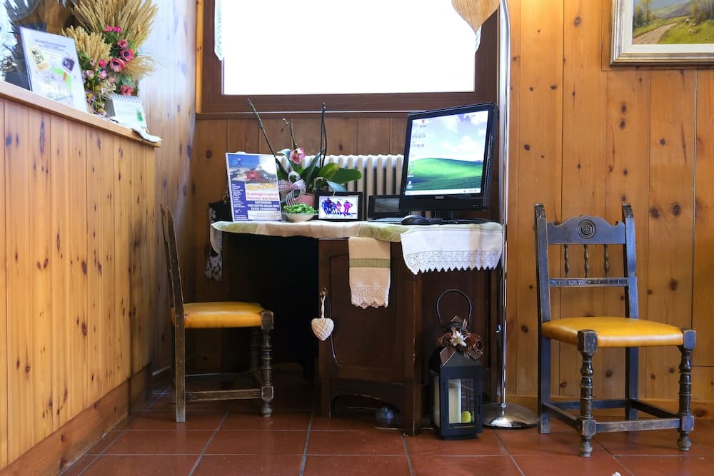 Lobby sitting area
