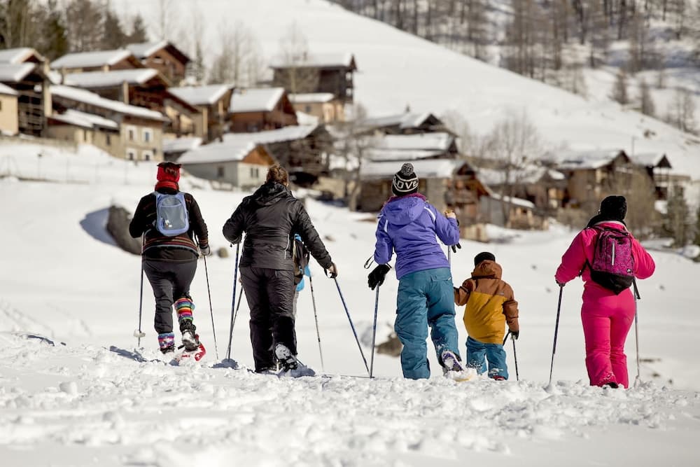 Snowshoeing