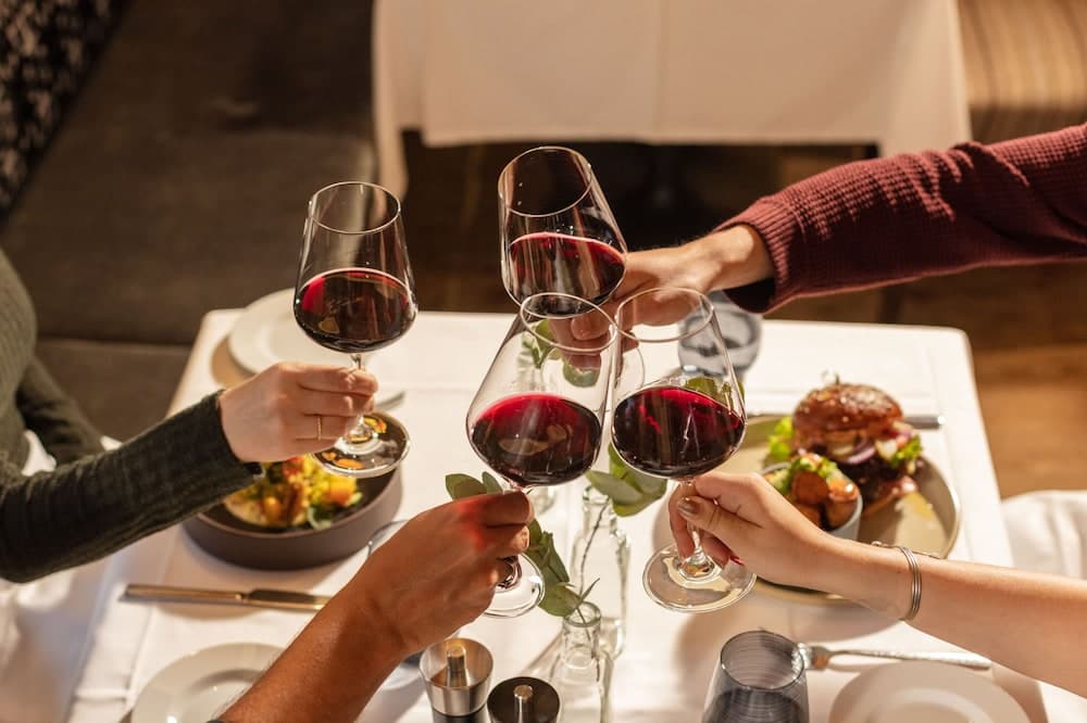 Couples dining