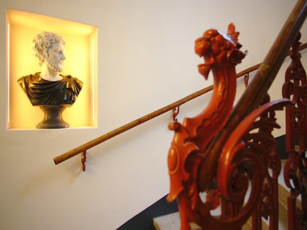 Interior entrance