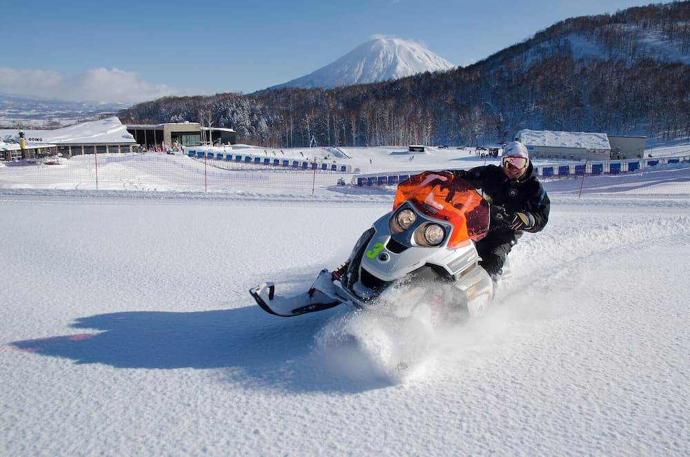 Snowmobiling