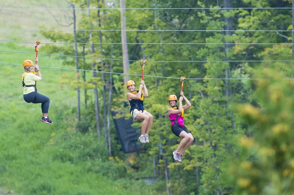 Ziplining