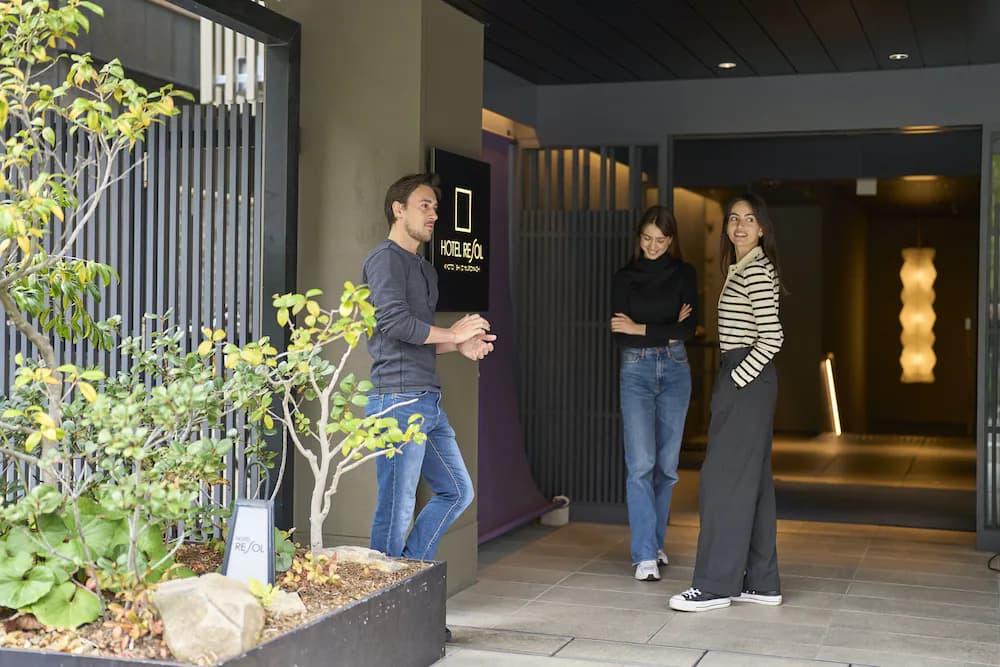 Interior entrance