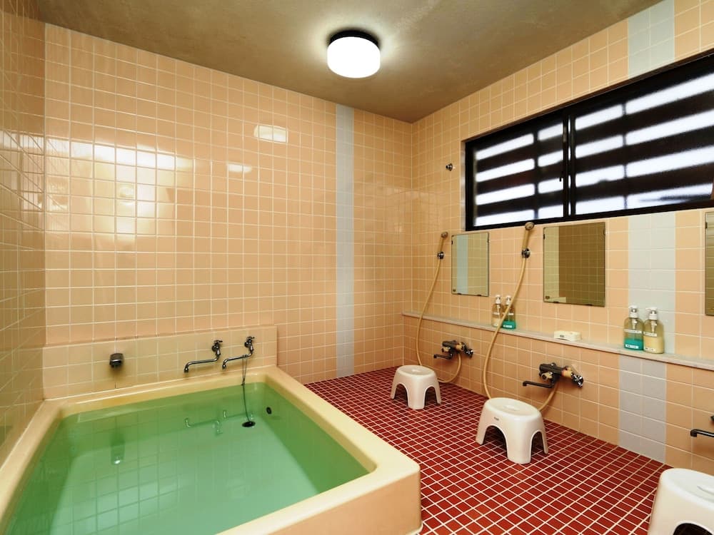 Indoor spa tub