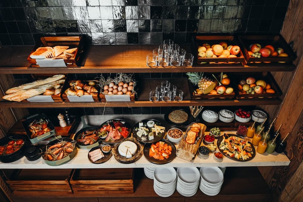 Breakfast buffet