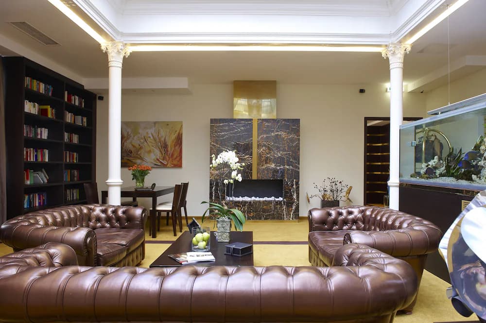 Lobby sitting area