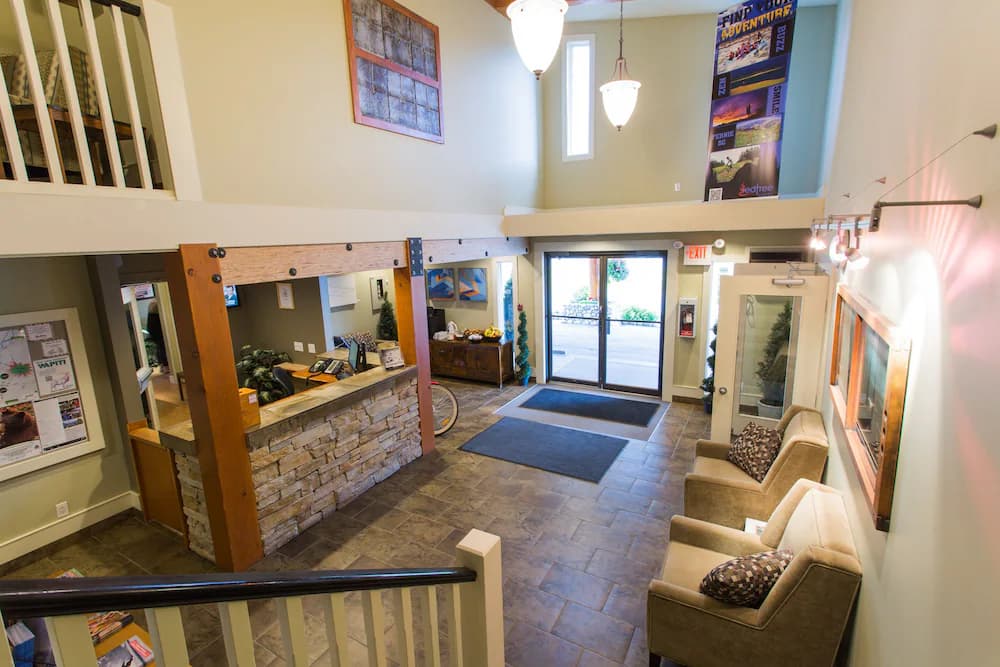 Interior entrance