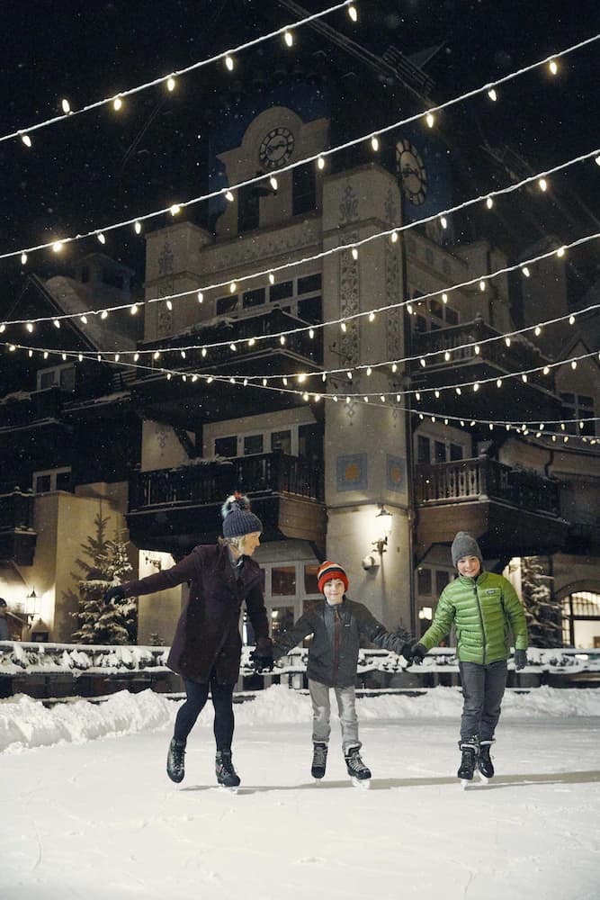 Ice skating
