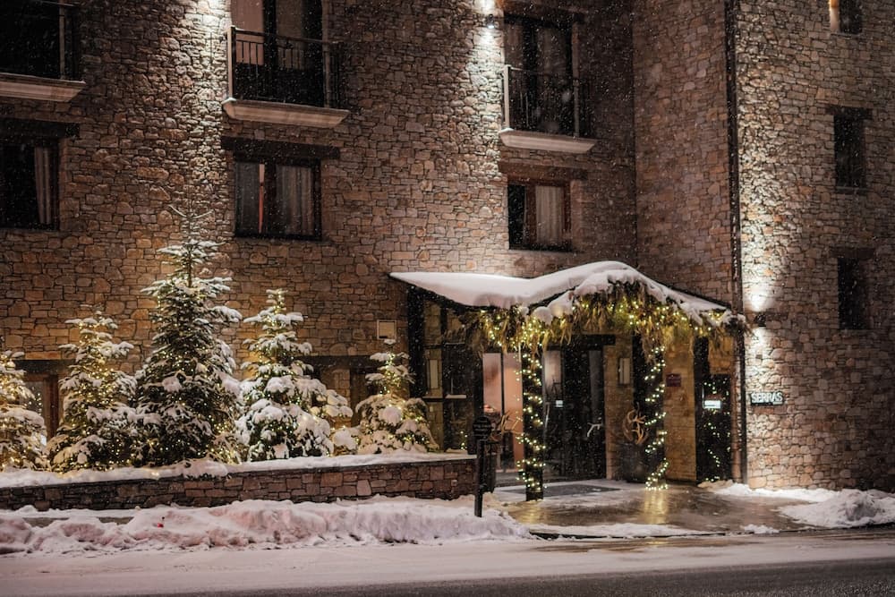 Front of property - evening/night