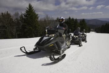 Snowmobiling