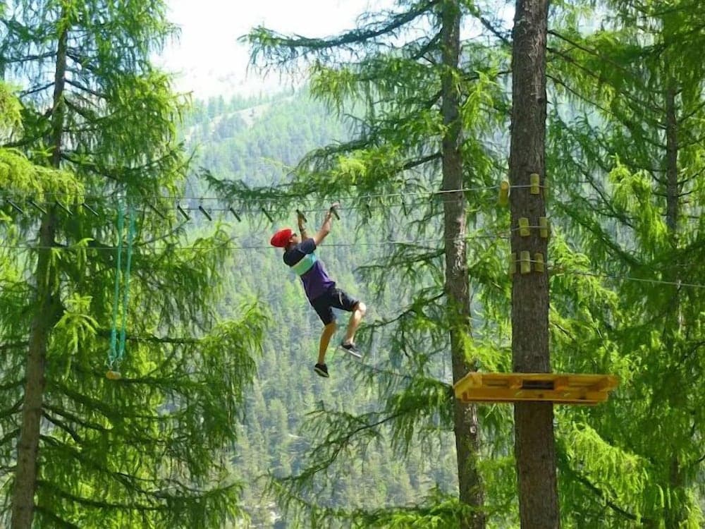 Ziplining
