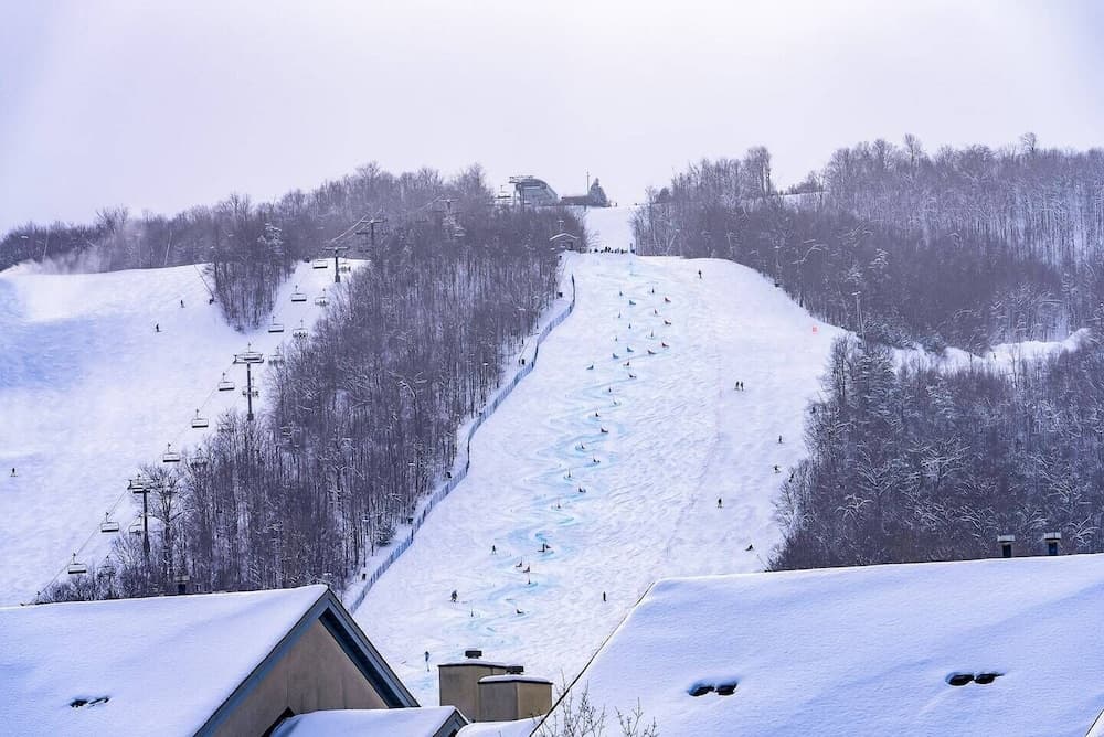 Skiing