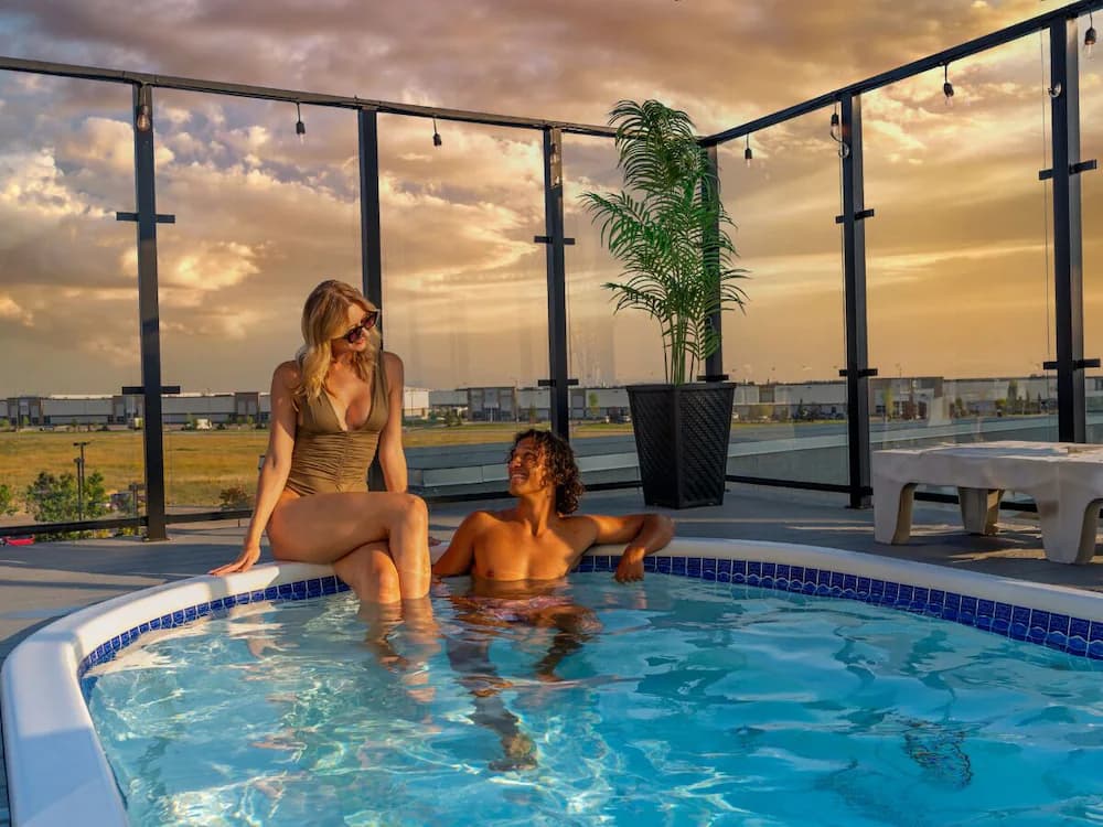 Rooftop pool