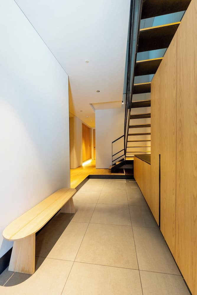 Interior entrance